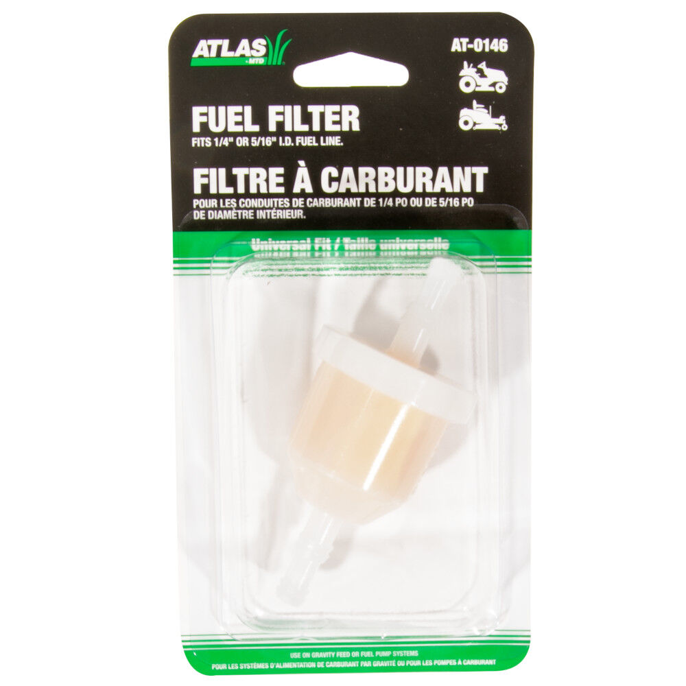 Universal Fuel Filter - Fits 1/4