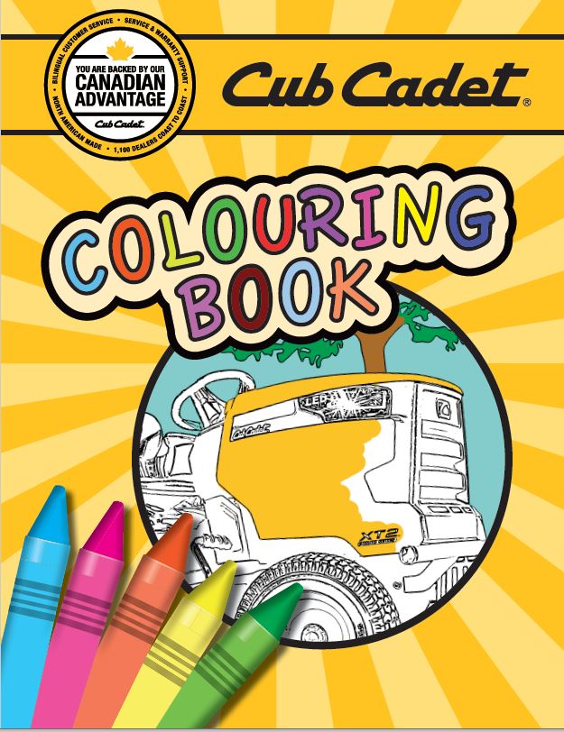 Cub Cadet Colouring Book